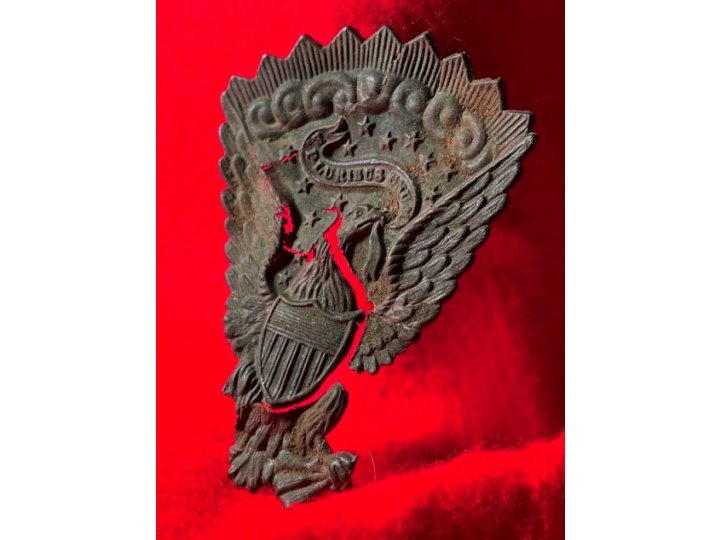 Federal "Jeff Davis" Hat Plate