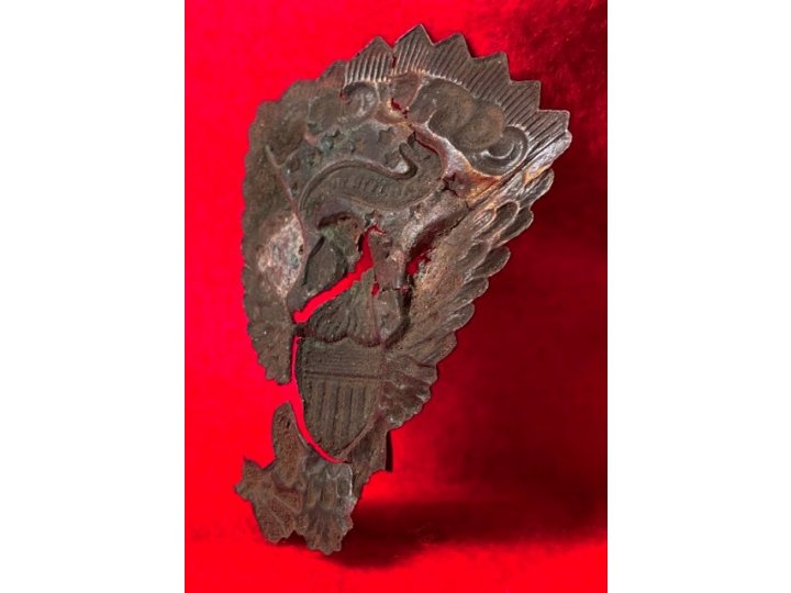 Federal "Jeff Davis" Hat Plate