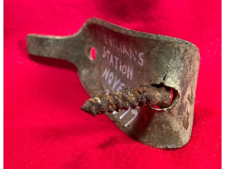 Brass Butt Plate for Enfield Musket