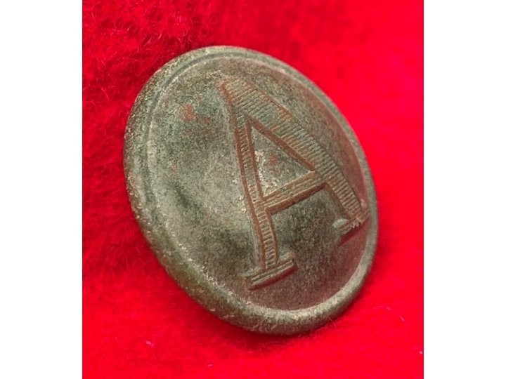 Confederate Artillery Coat Button - Lined A