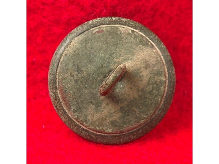 Confederate Artillery Coat Button - Lined A