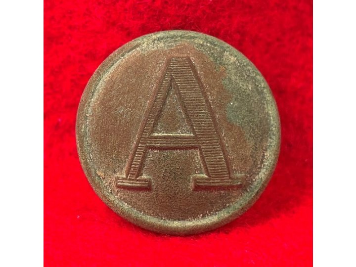 Confederate Artillery Coat Button - Lined A