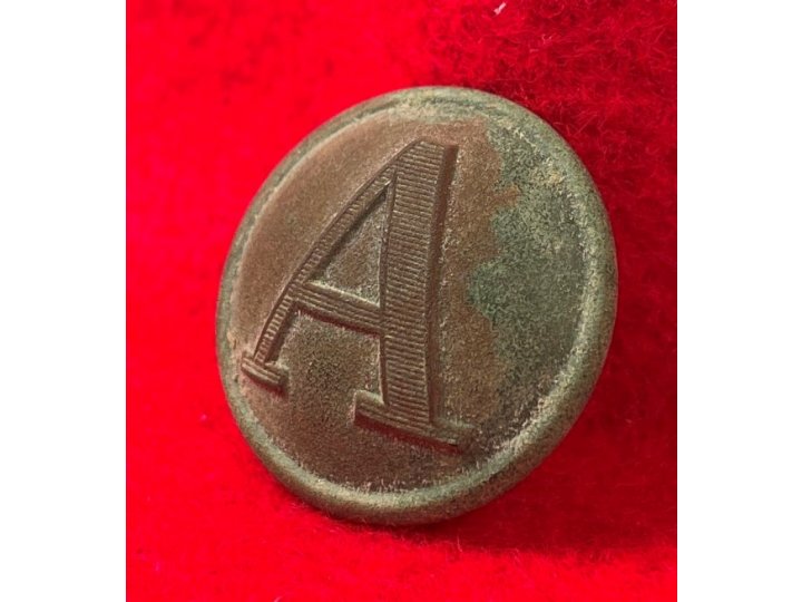 Confederate Artillery Coat Button - Lined A