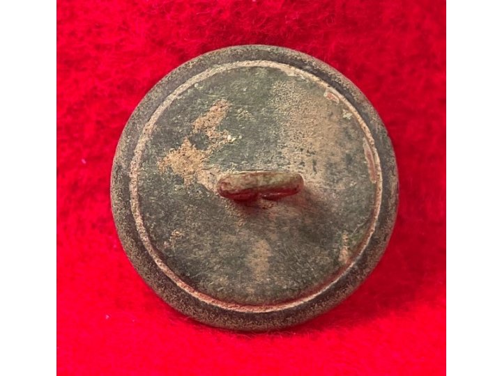 Confederate Artillery Coat Button - Lined A