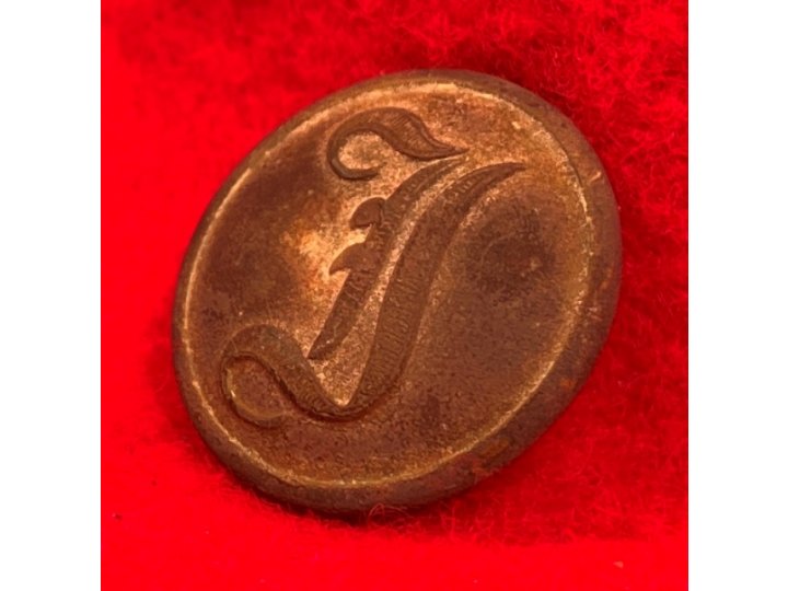 Confederate Infantry Coat Button - Script "I"