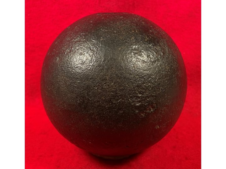 18 Pounder Solid Shot - Revolutionary War - Marked