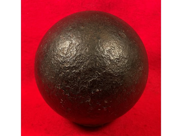 18 Pounder Solid Shot - Revolutionary War - Marked