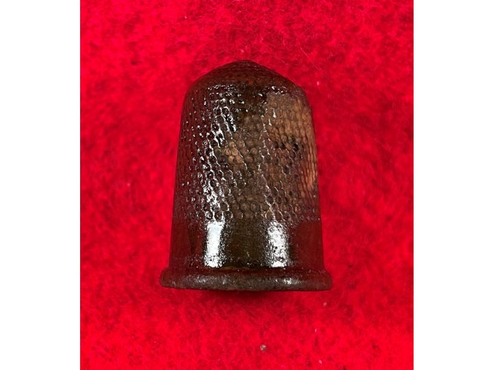 Soldier's Sewing Thimble - Large
