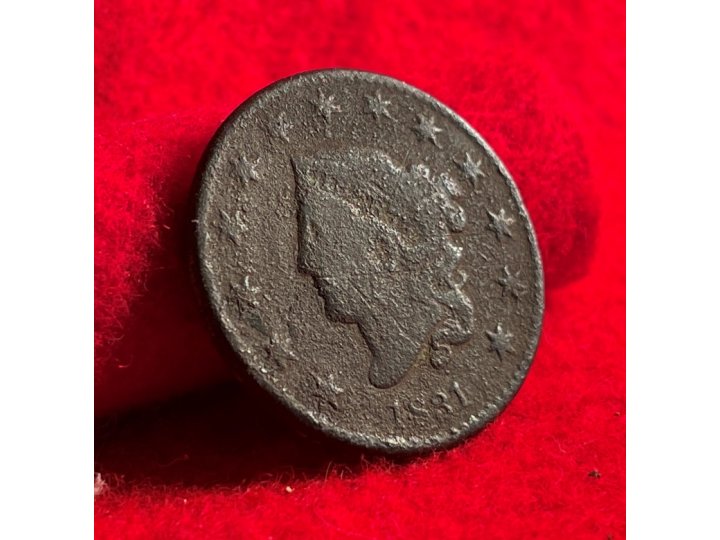 Large US "Liberty Head" One Cent - Dated 1831
