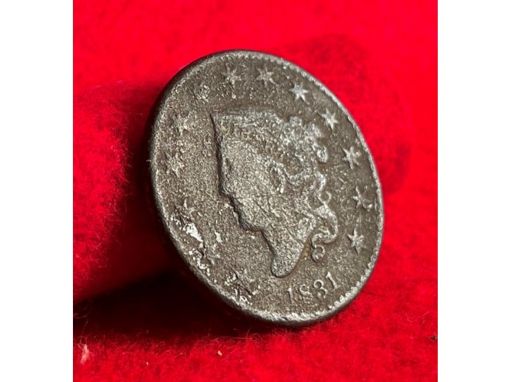 Large US "Liberty Head" One Cent - Dated 1831