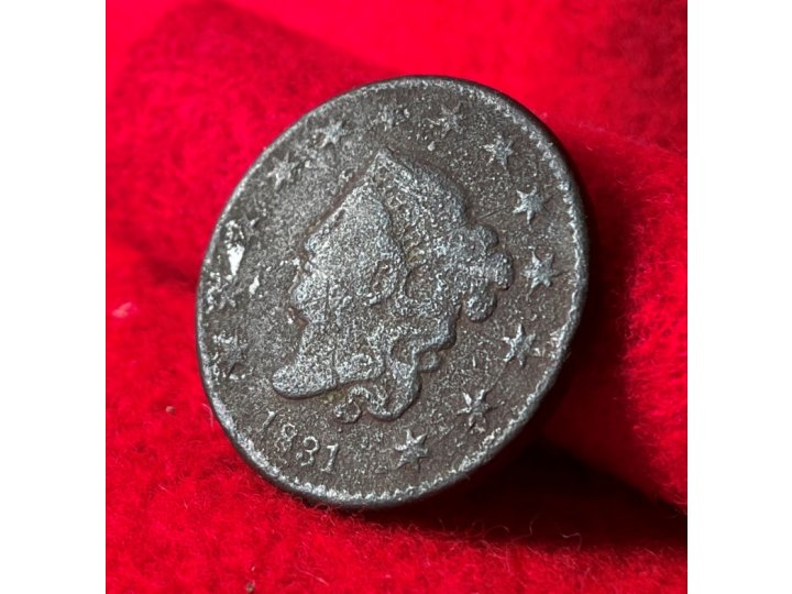 Large US "Liberty Head" One Cent - Dated 1831