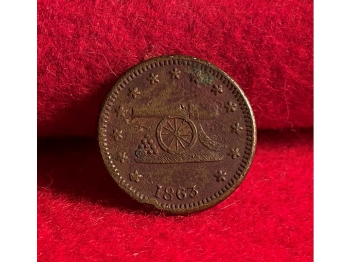 Army Navy Token - Dated 1863