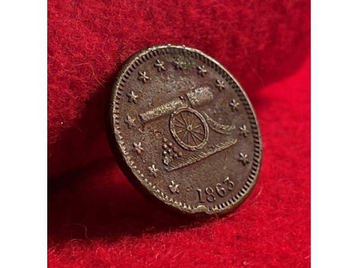 Army Navy Token - Dated 1863