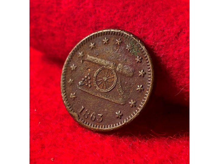 Army Navy Token - Dated 1863