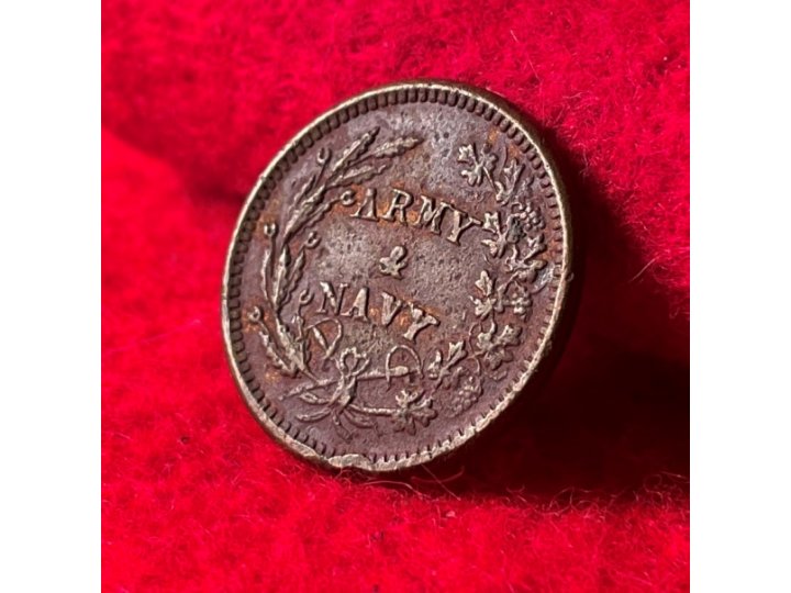 Army Navy Token - Dated 1863