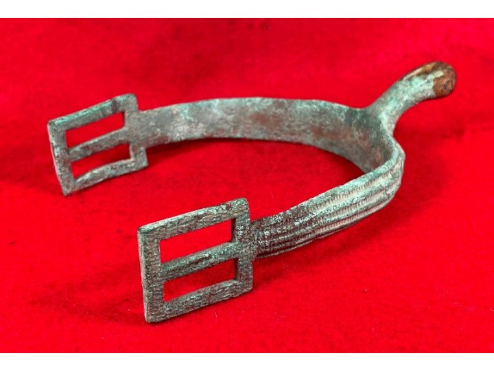 US Officer's "Christmas" Spur Marked "PATENTED DEC 24, 1861."