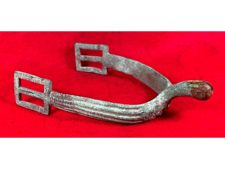 US Officer's "Christmas" Spur Marked "PATENTED DEC 24, 1861."