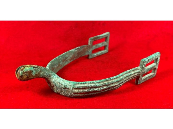 US Officer's "Christmas" Spur Marked "PATENTED DEC 24, 1861."