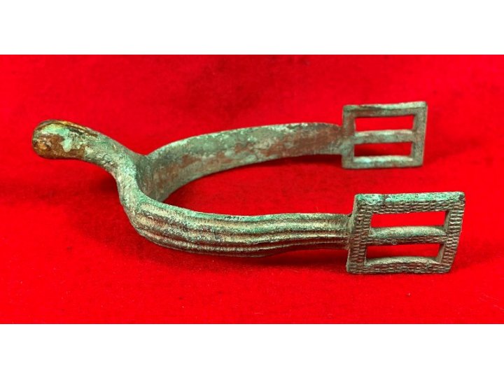 US Officer's "Christmas" Spur Marked "PATENTED DEC 24, 1861."