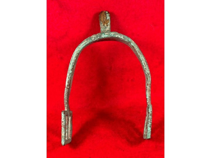 US Officer's "Christmas" Spur Marked "PATENTED DEC 24, 1861."