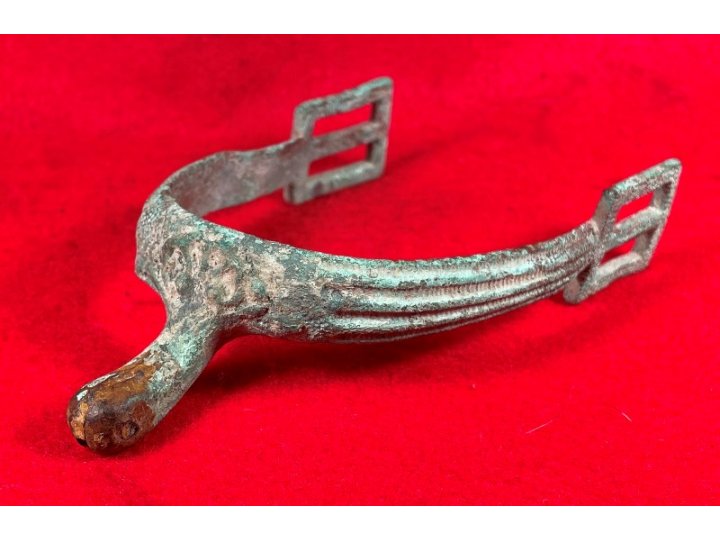 US Officer's "Christmas" Spur Marked "PATENTED DEC 24, 1861."