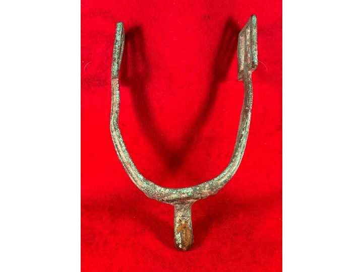 US Officer's "Christmas" Spur Marked "PATENTED DEC 24, 1861."