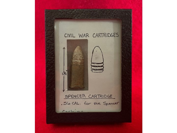Spencer Carbine Cartridge Display 