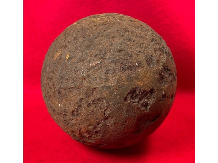 12 Pounder Solid Shot Cannonball