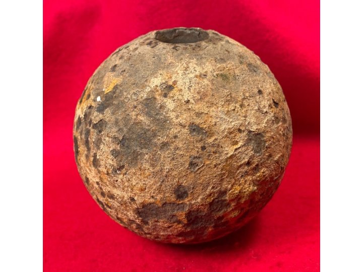 Confederate 12 Pounder Shell Cannonball