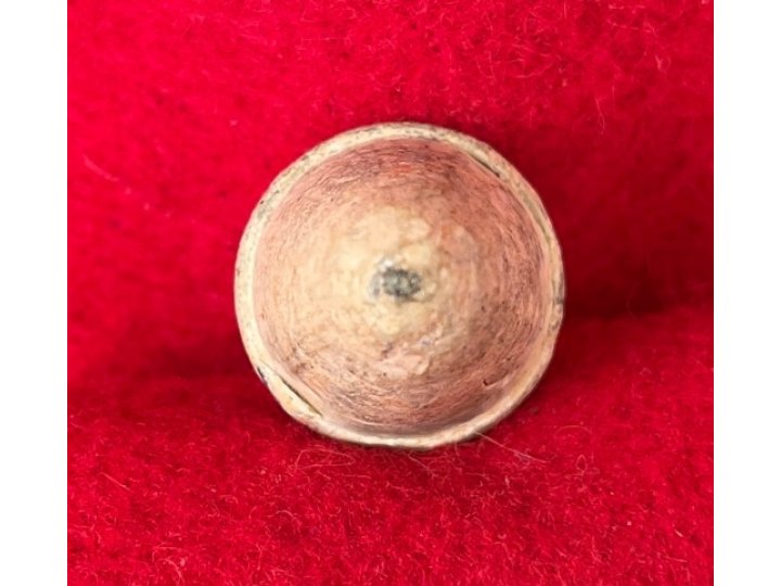 Carved Confederate .69 Caliber "Raleigh" Pattern Bullet Bullet - "Sawtooth"