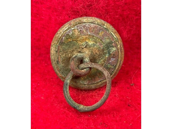 Federal Infantry Cuff Button with Bachelor Ring