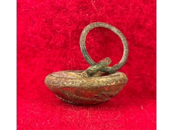 Federal Infantry Cuff Button with Bachelor Ring