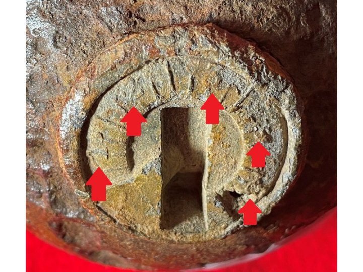 Federal 12-Pounder Case-Shot with Bormann Time Fuze