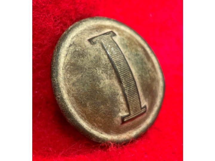 Confederate Infantry Coat Button - Lined "I"