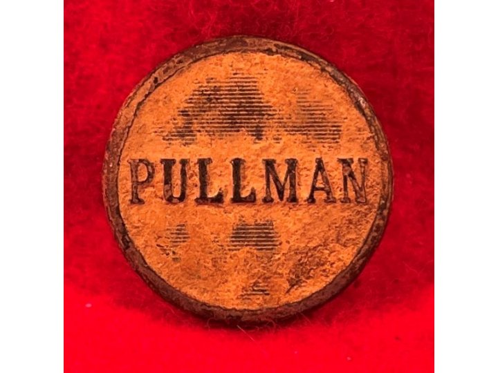 Pullman Porter Railroad Coat Button - Post Civil War