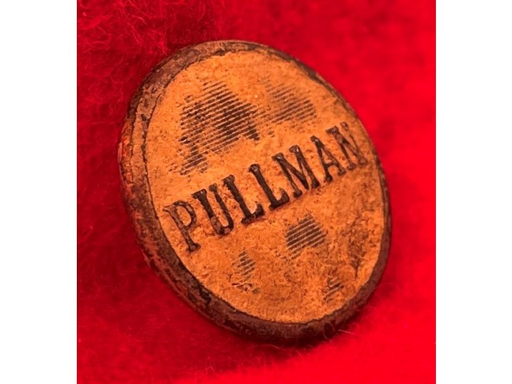 Pullman Porter Railroad Coat Button - Post Civil War
