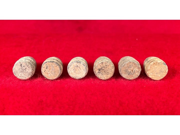 Six .44 Caliber Army Revolver Bullets for D.C. Sage Cartridge
