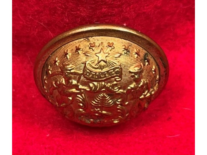 Maine State Seal Coat Button