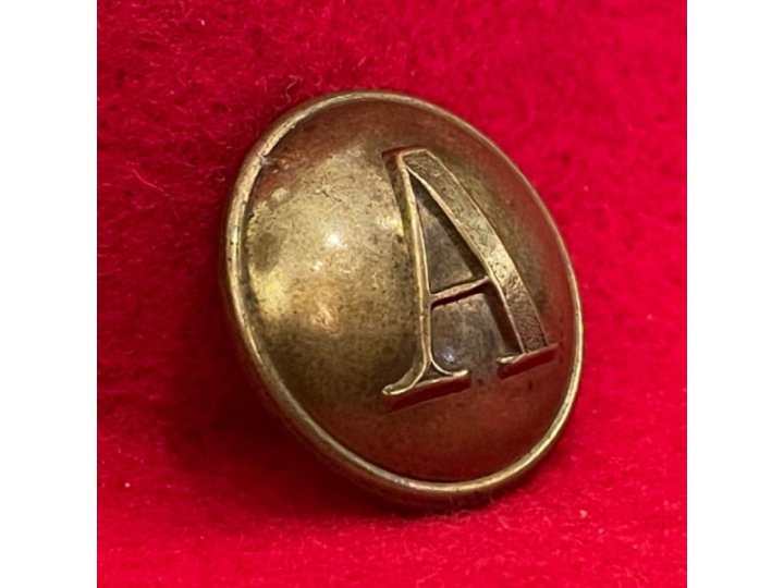 Confederate Artillery Coat Button - Stippled "A" 