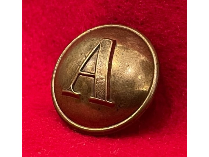 Confederate Artillery Coat Button - Stippled "A" 