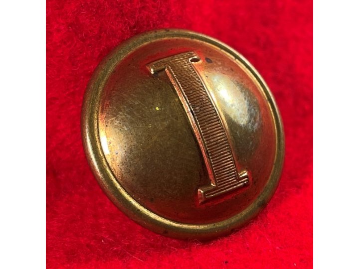 Confederate Infantry Coat Button - Lined I