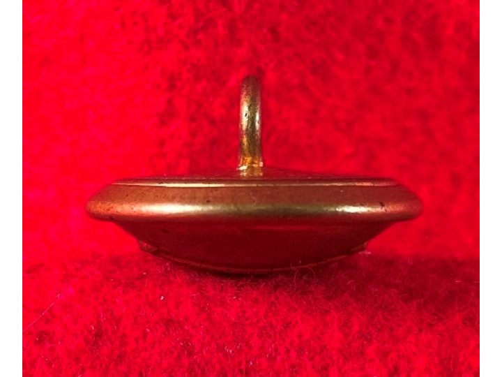 Confederate Infantry Coat Button - Lined I