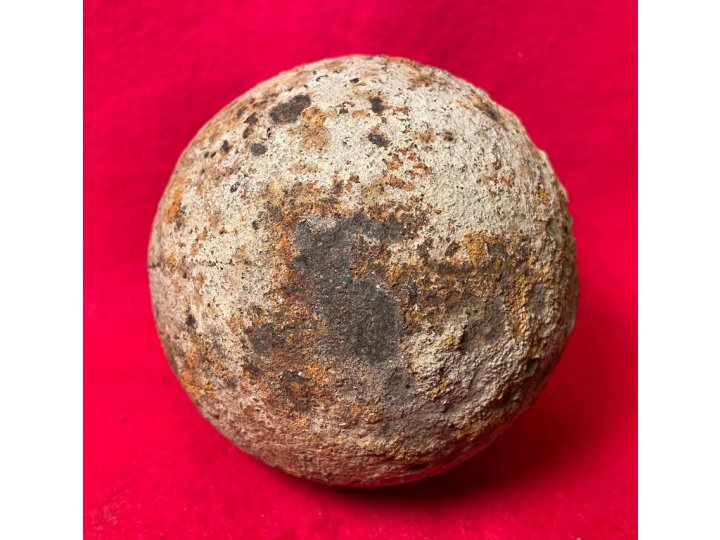 Confederate Six Pounder Solid Shot Cannonball