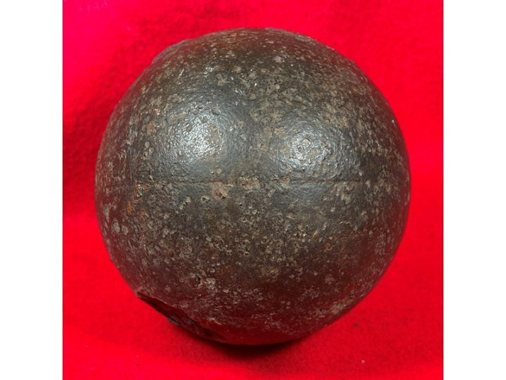 12-Pounder Solid Shot Cannonball
