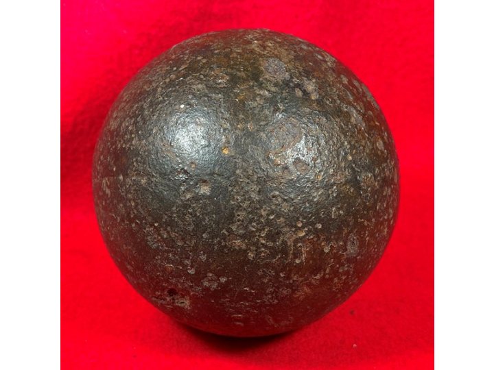 12-Pounder Solid Shot Cannonball