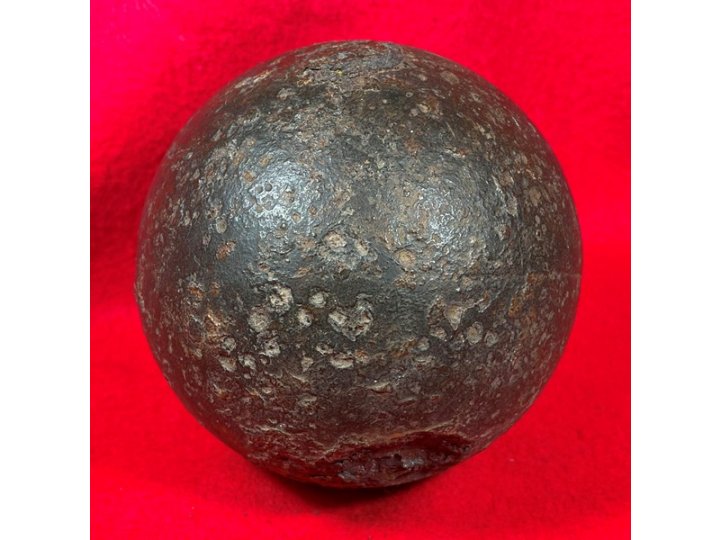12-Pounder Solid Shot Cannonball