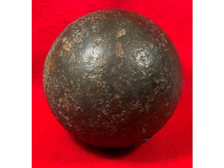 12-Pounder Solid Shot Cannonball
