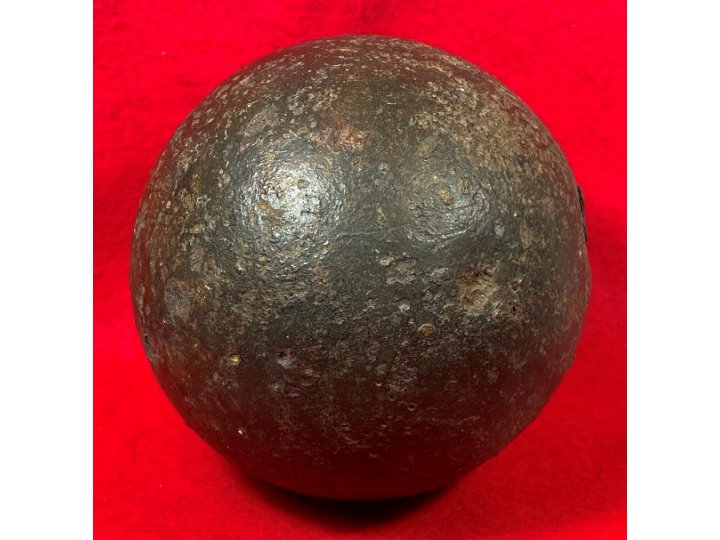 12-Pounder Solid Shot Cannonball