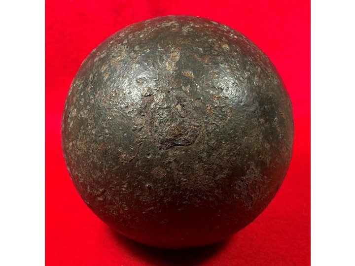 12-Pounder Solid Shot Cannonball