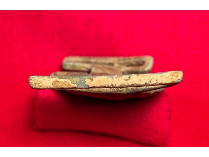 Confederate Two-Piece Tongue and Wreath Belt Buckle